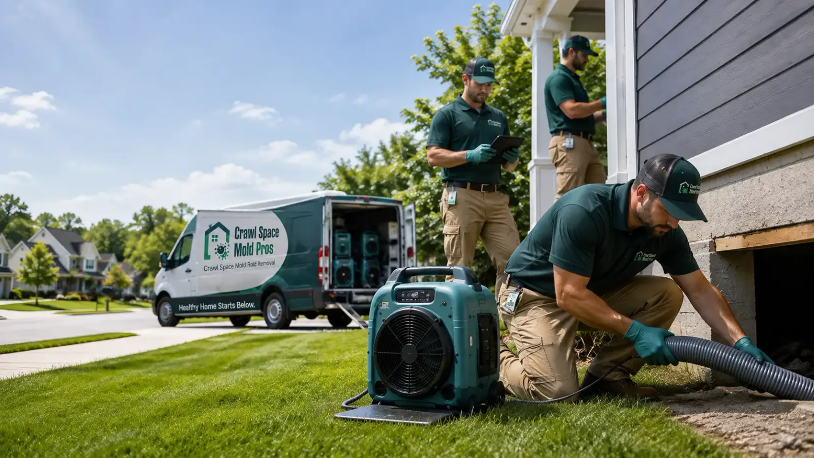 Crawl Space Mold Removal in Milan, PA